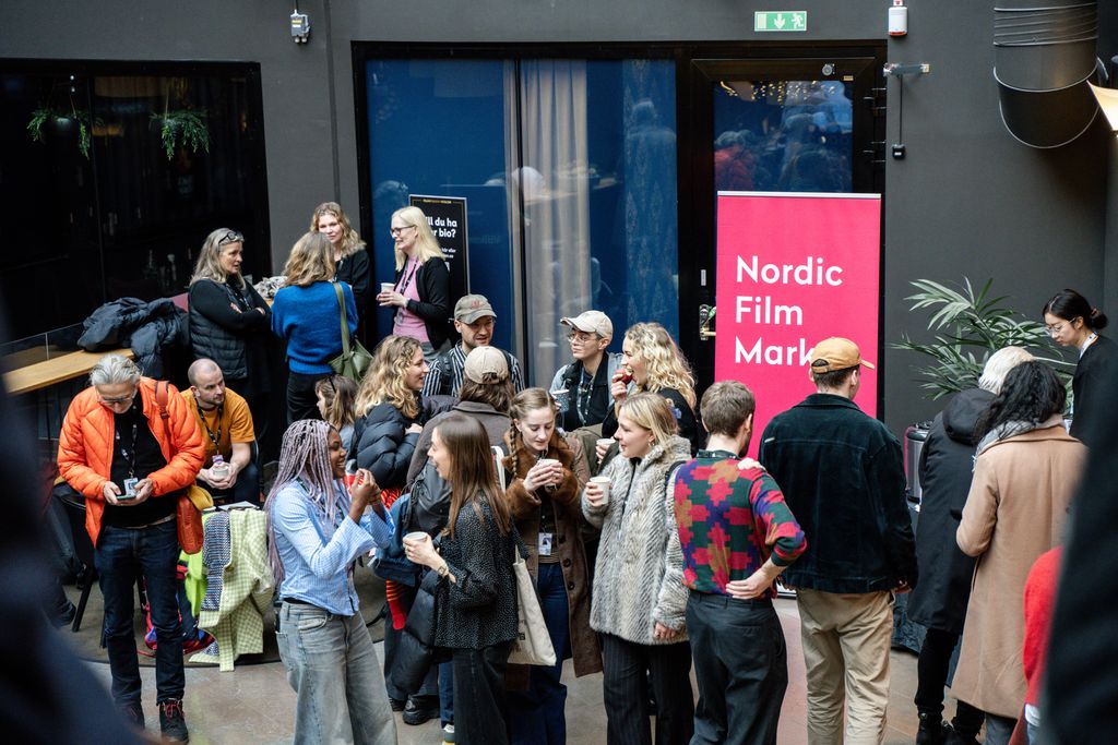 Industry guests networking at Göteborg Film Festival
